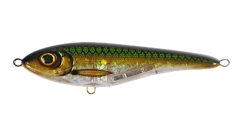 Воблер Джеркбейт Strike Pro Big Bandit Suspending, цвет: C766 Emerald Herring, (EG-078SP#C766)