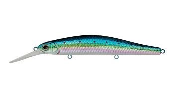 Воблер Минноу Strike Pro Inquisitor MDR 110SP, цвет: 692-713-RP Pacific Sardine, (EG-193BXL-SP#692-7